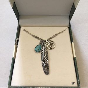 Lucky Brand silver 29” necklace